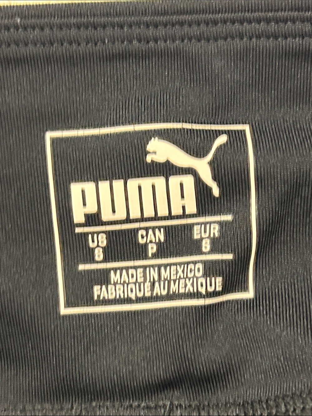 Lucy White Tank Top with Blue Logo and Puma shorts - set image 3